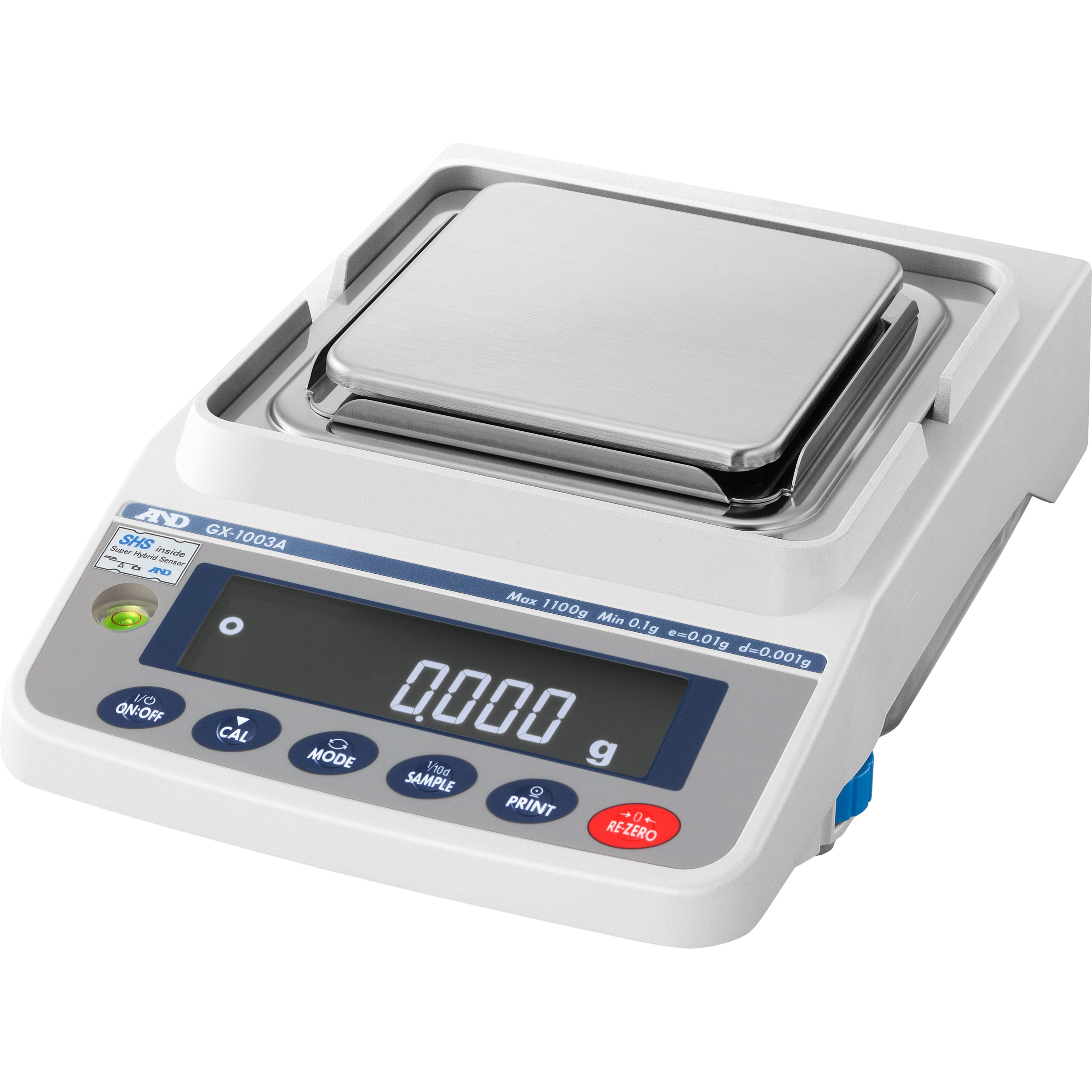 A&D GX1003A [汎用電子天びん 内蔵分銅付き 1100g/0.001g]