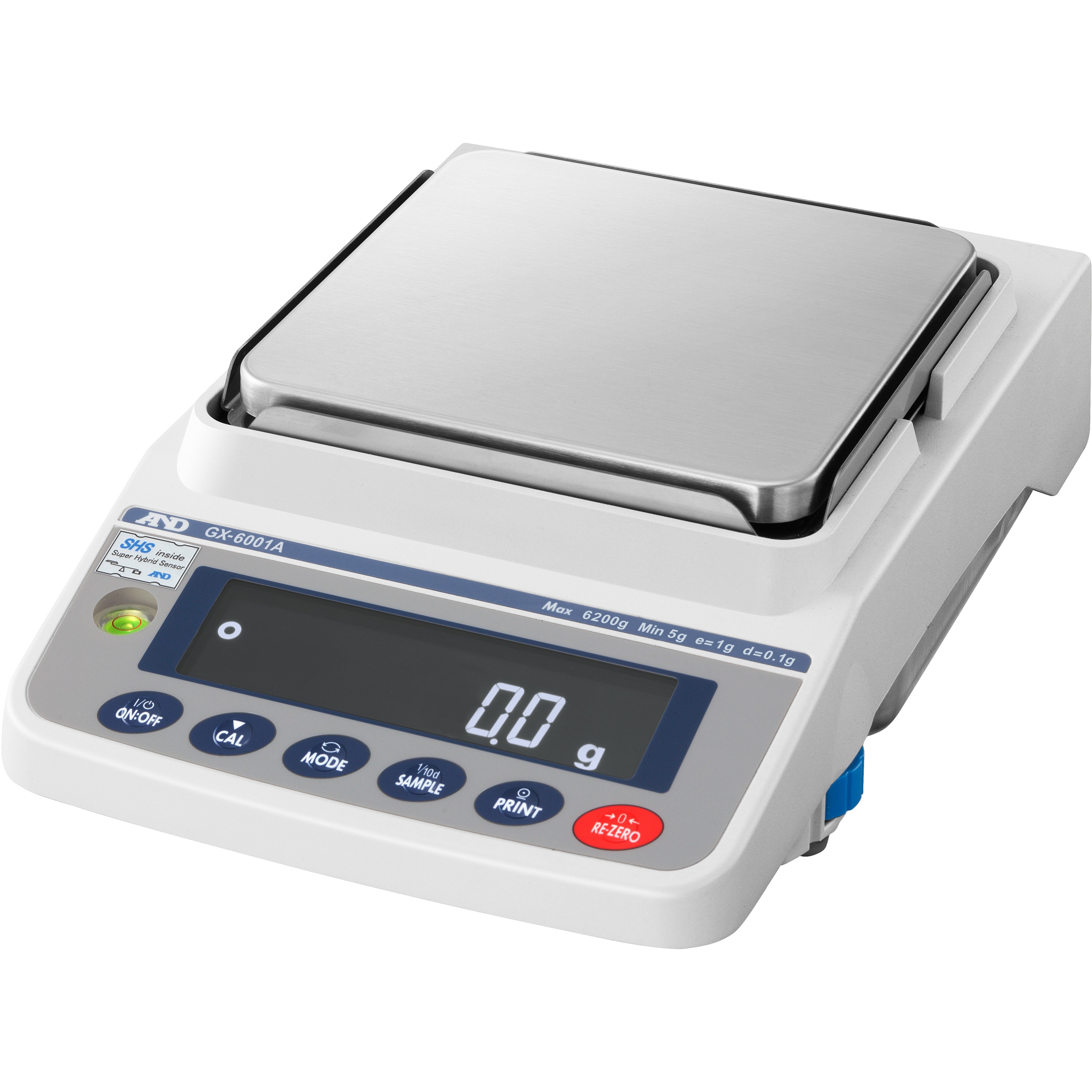 GX6001A 校正用分銅内蔵型天びん GX-Aシリーズ A&D 電子天秤 ひょう量6200g 最小表示0.1g