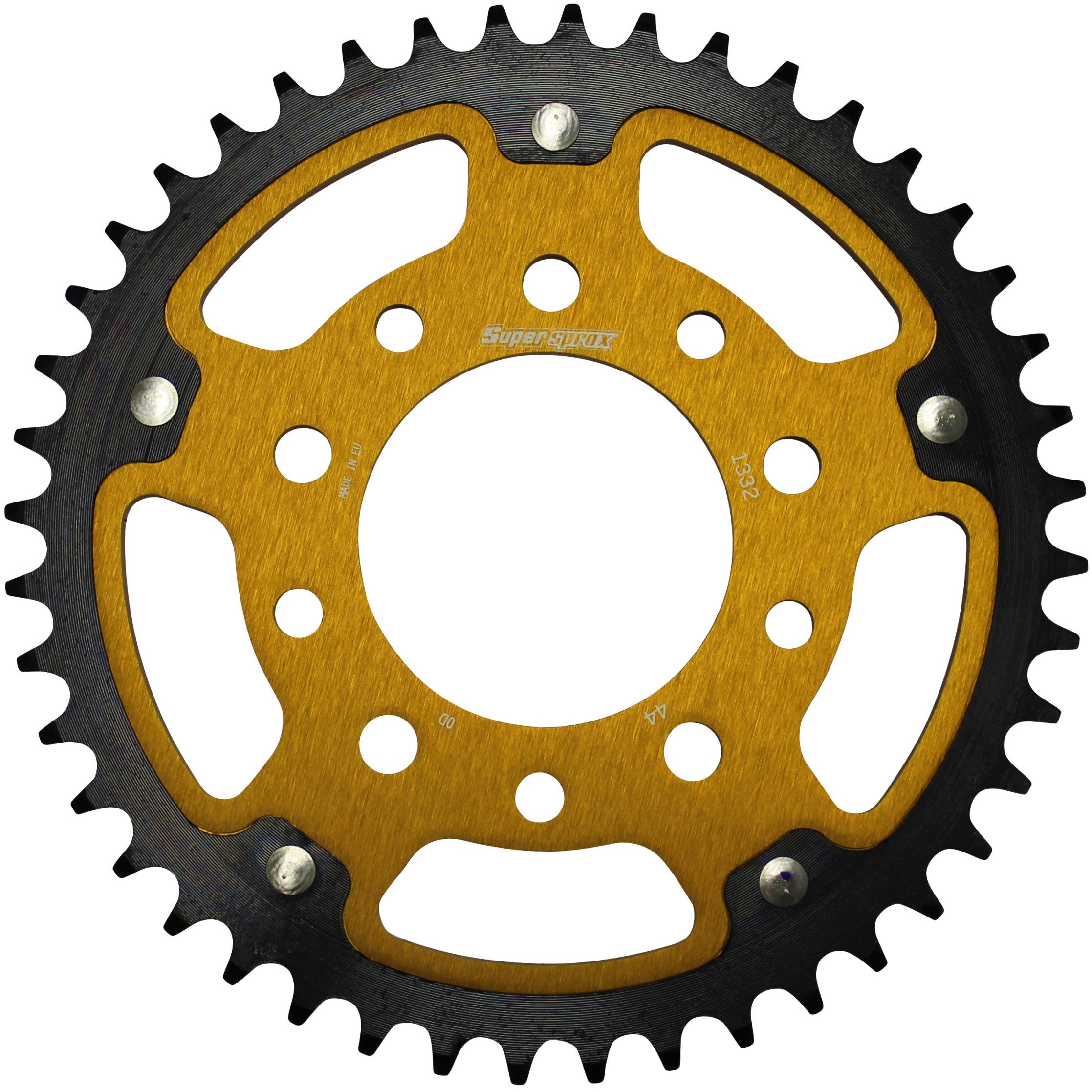 RST-1332:44-GLD Supersprox リアスプロケット Stealth(ステルス) 1枚