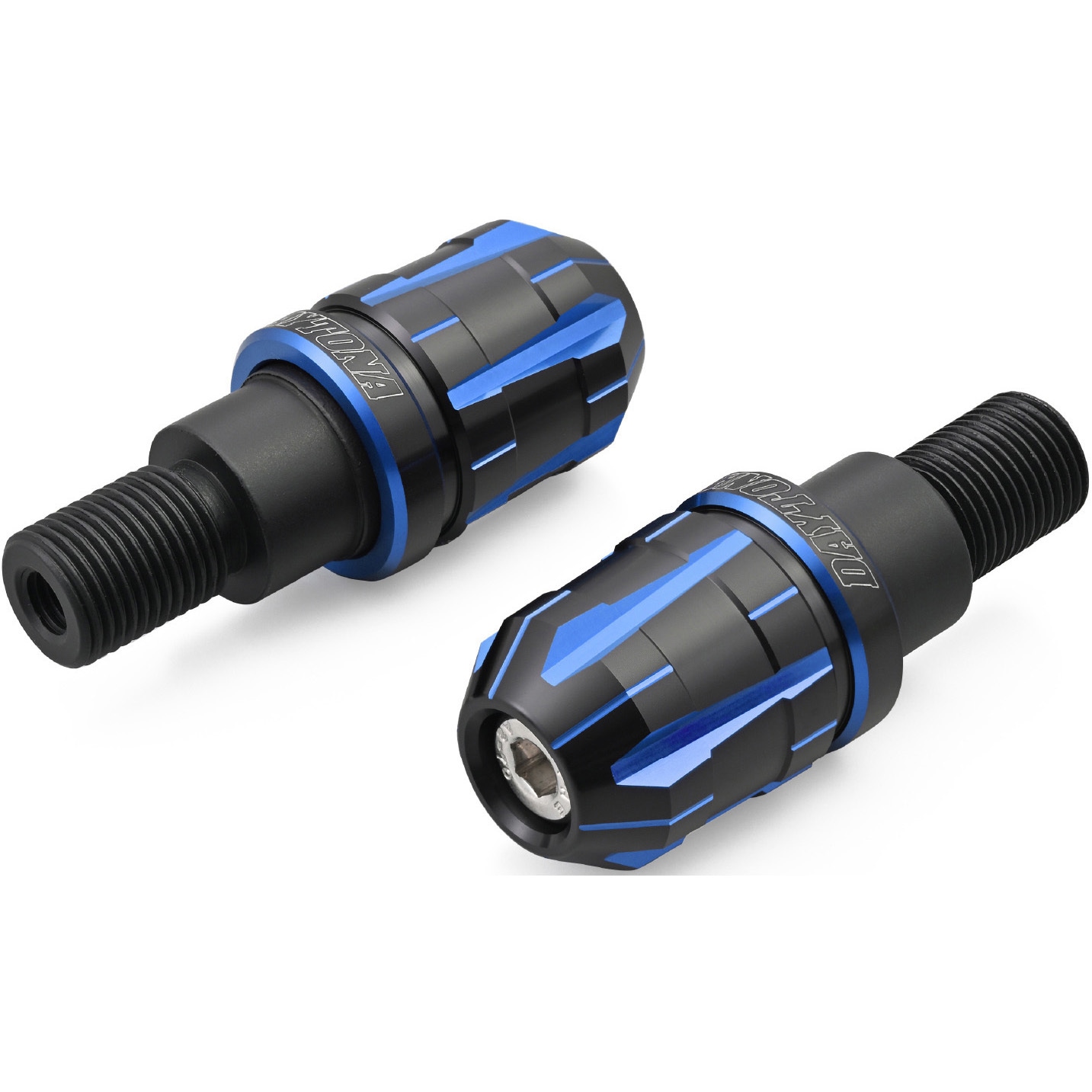 42613 PREMIUM ZONE(プレミアムゾーン) バーエンド TECHNO DAYTONA(デイトナ) ヤマハ M16タイプ ブルー色  1セット 5,642円