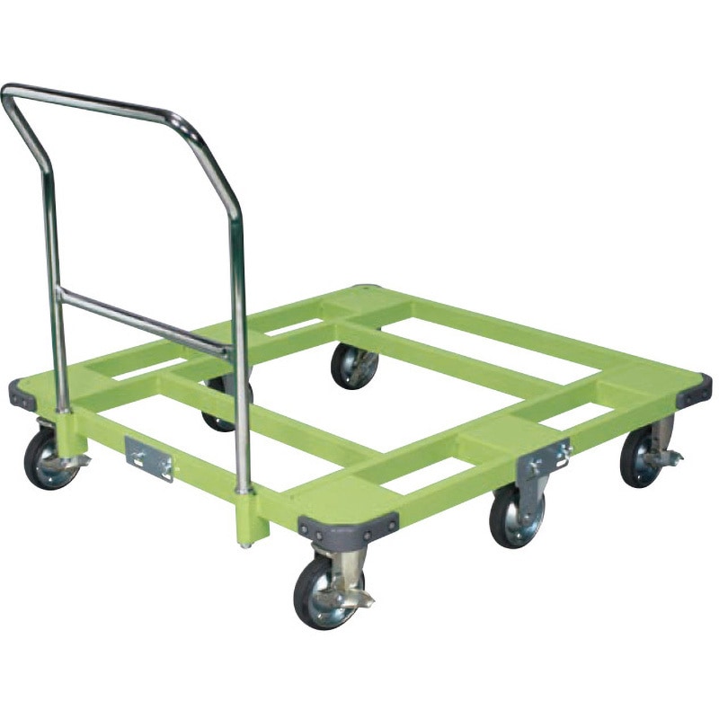 RSP-4TG 固定ハンドル式 サカエ 荷重900kg ゴム車輪 スチール製 荷台寸法1100×1100mm  RSP-4TG
