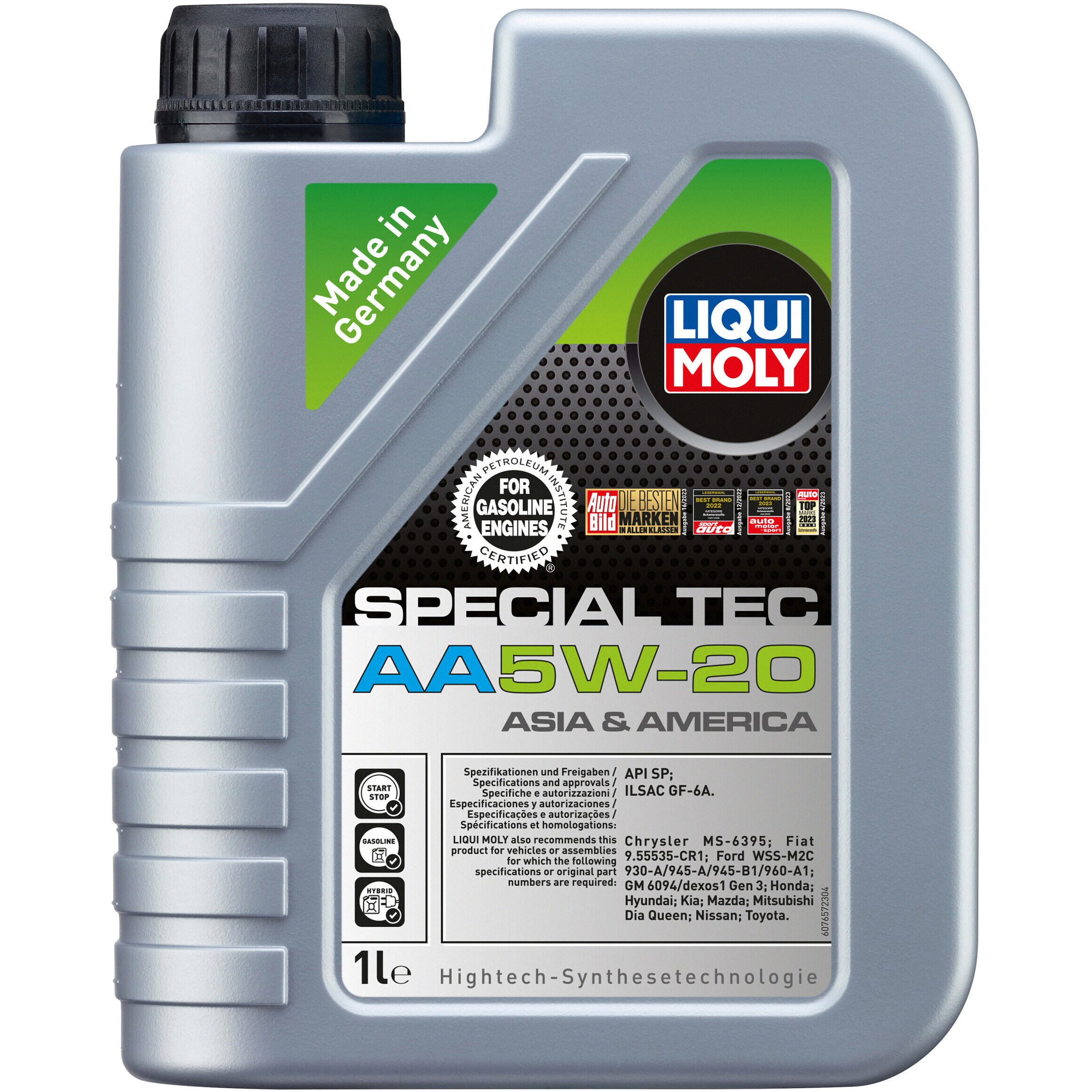 スペシャルテックAA 5W-20 SP/GF6A 合成油 SAE:5W20 1本(1000mL)