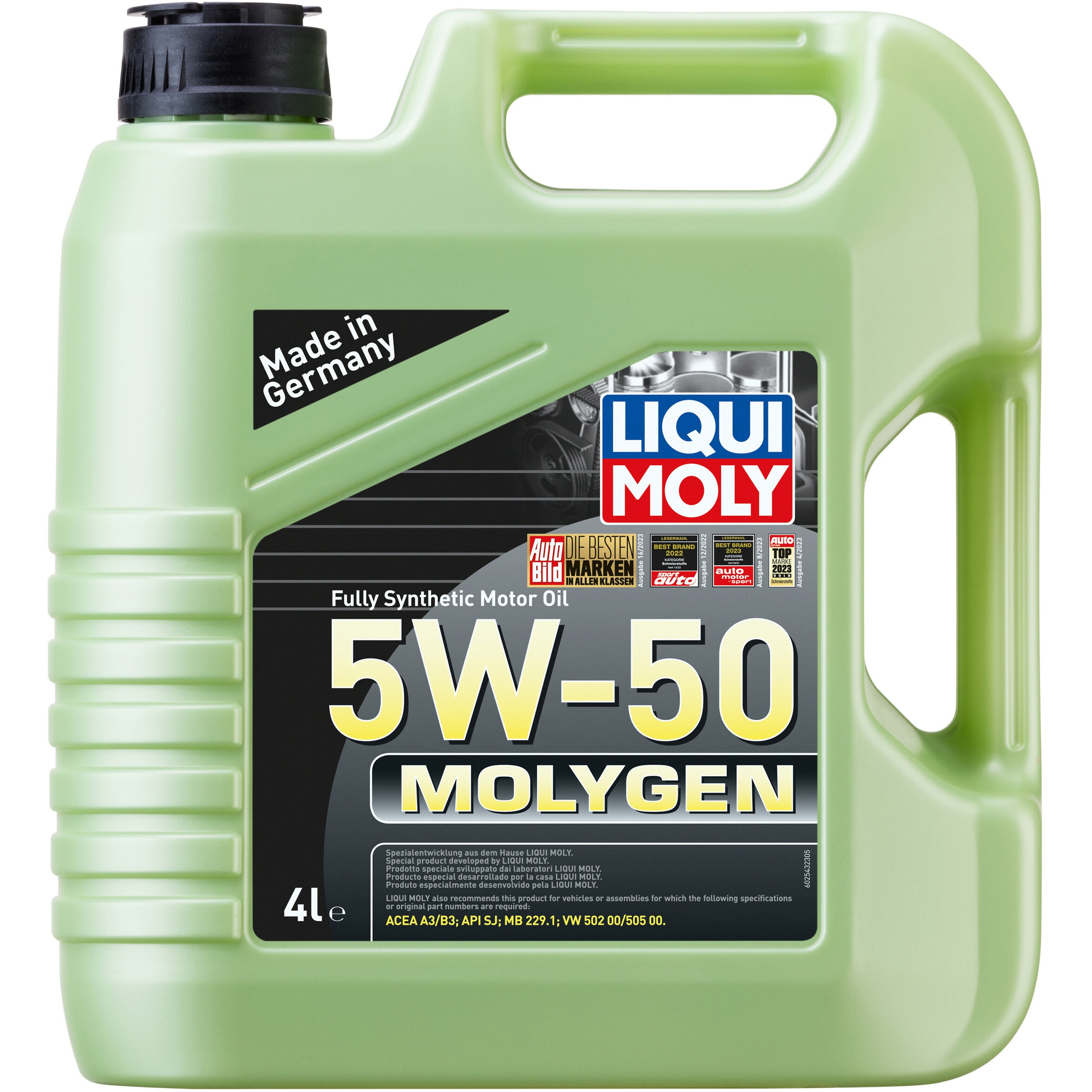 2543 モリジェン 5W-50 LIQUI MOLY 全合成油