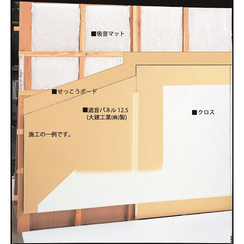 吸音・防音マット モノタロウ 幅415mm厚さ50mm 1箱(6枚) - 【通販