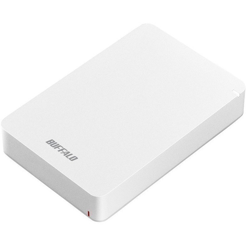BUFFALOポータブルハードディスク 4TB HD-PGF4.0U3-GBKA HD-PGF4.0U3-GWHA USB3.1(Gen.1)対応 耐衝撃ポータブルHDD BUFFALO