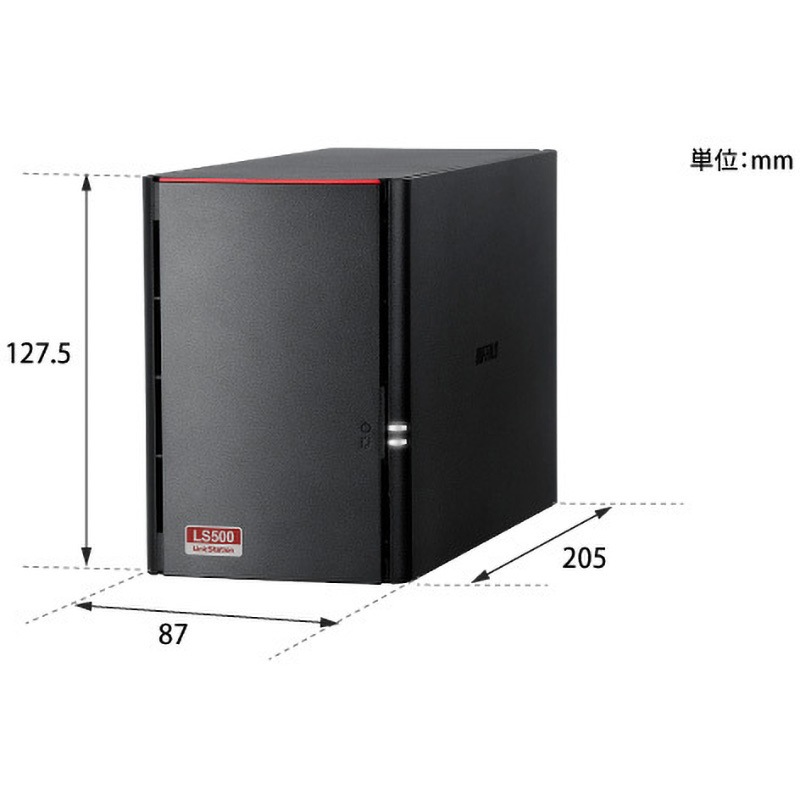 LS520D0802G リンクステーション RAID機能搭載 ネットワークHDD 高速
