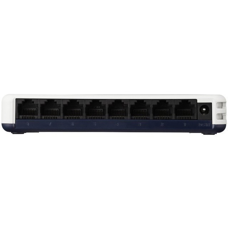 LSW6-GT-8EP/WH Giga 8ポート スイッチングハブ 電源外付け