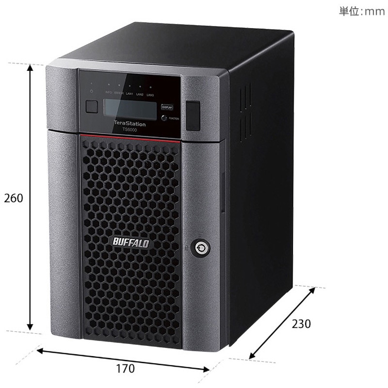 TS6600DN3606 TeraStation TS6000DNシリーズ 6ベイ デスクトップ