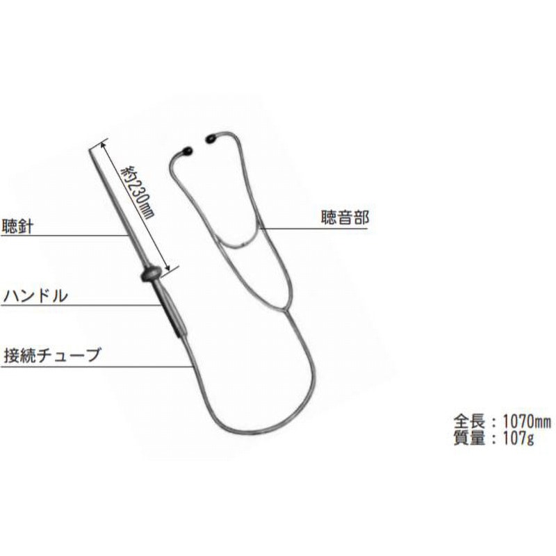 AP1 聴診器 1台 テイエルブイ(TLV) 【通販モノタロウ】
