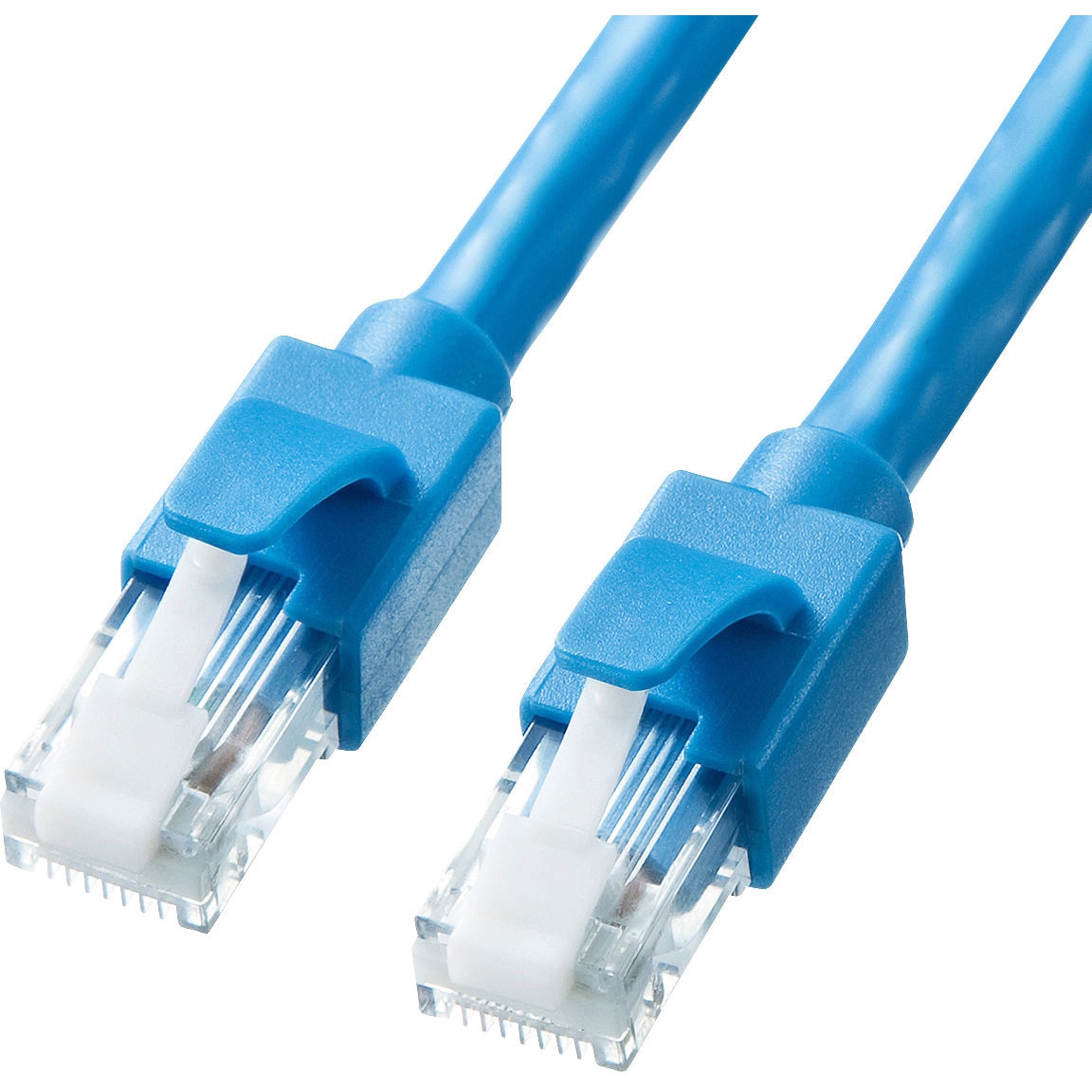 KB-T6ATS-100BL LANケーブル サンワサプライ カテゴリーCAT6A 単線 爪