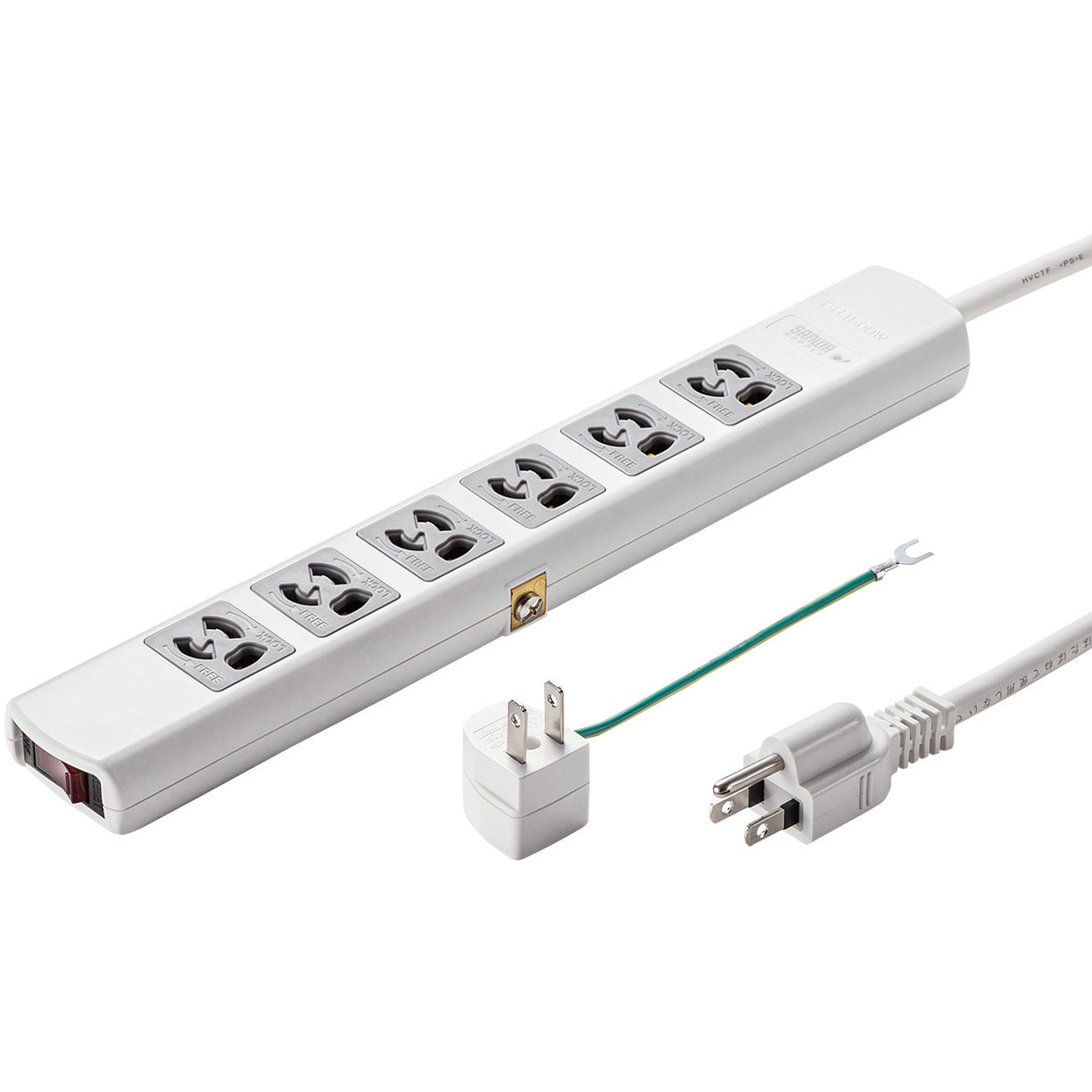 TAP-SP36MG-3 電源タップ サンワサプライ 3P 一括集中スイッチ