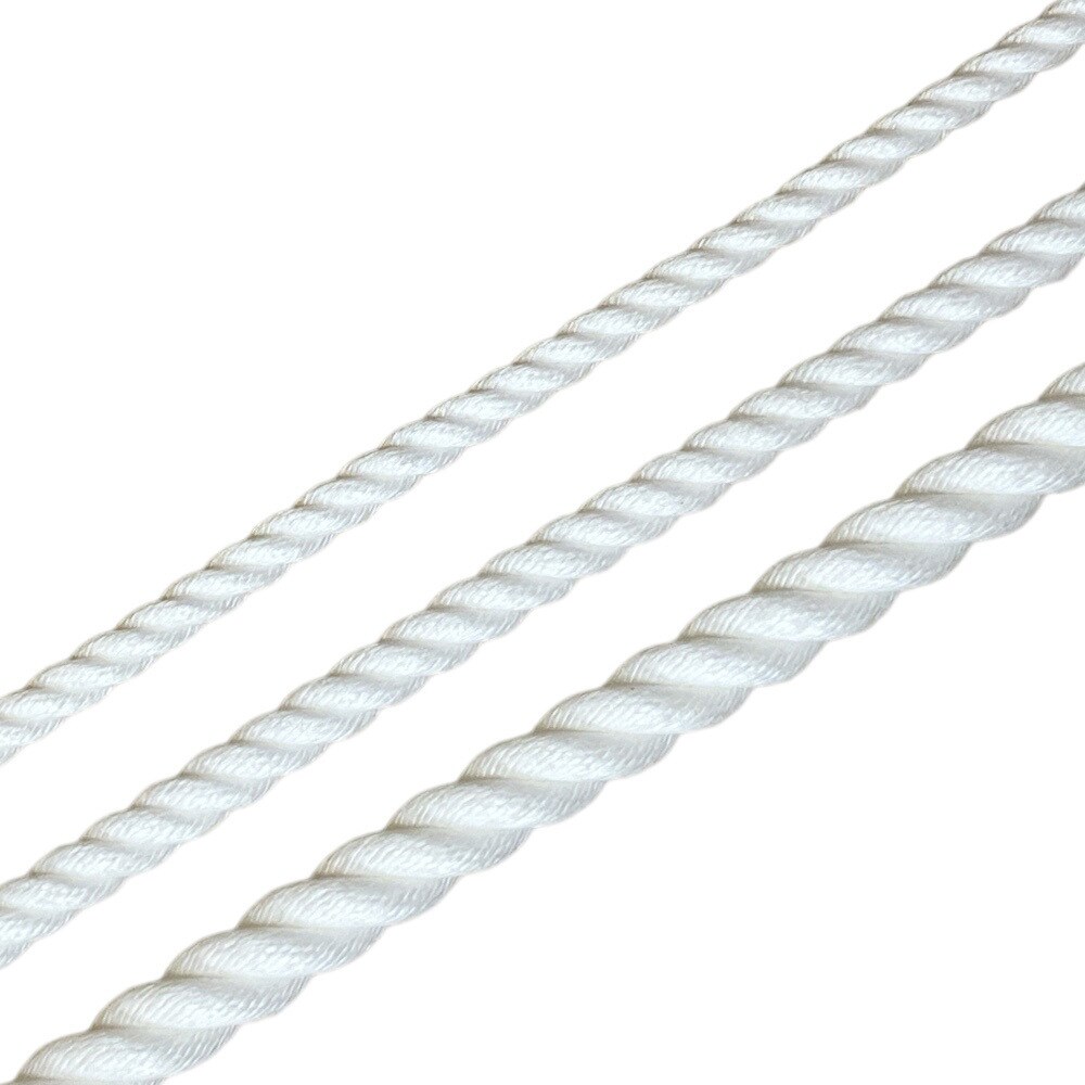 世界的に 3ツ打ちロープ クレモナS Nagoya-Rope 長さ1m ホワイト色 その他