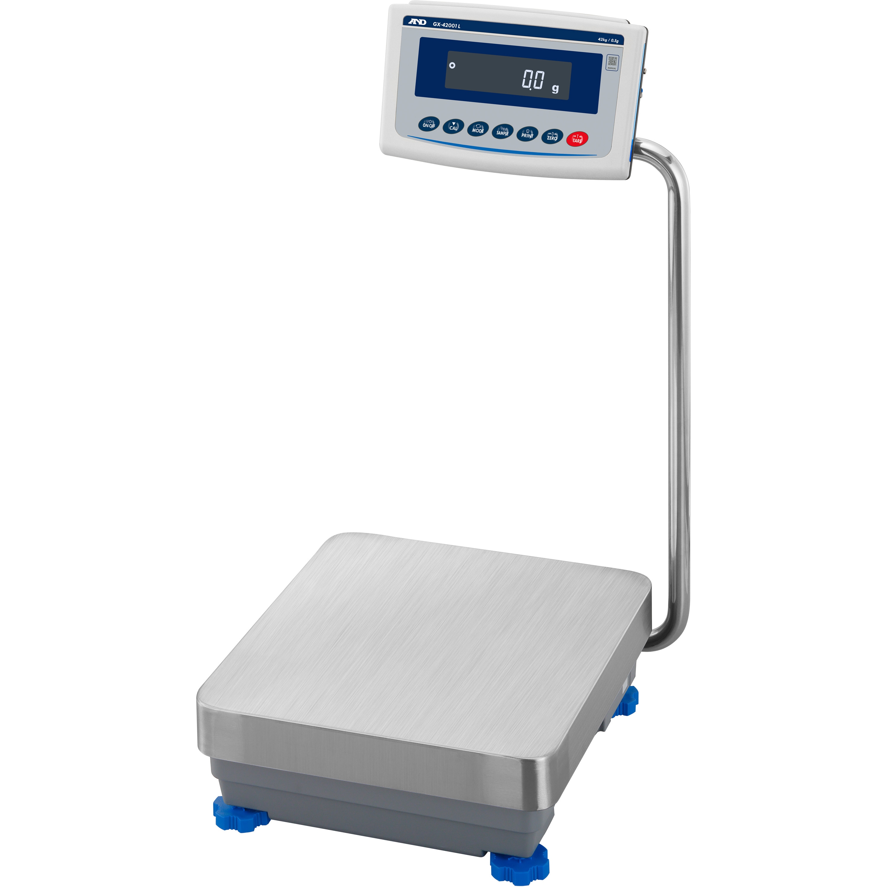 GX42001L-00A00 (一般校正書類付) 防塵・防水重量級天びん 一般校正付き A&D 電子天秤 最小表示0.5g ひょう量42kg