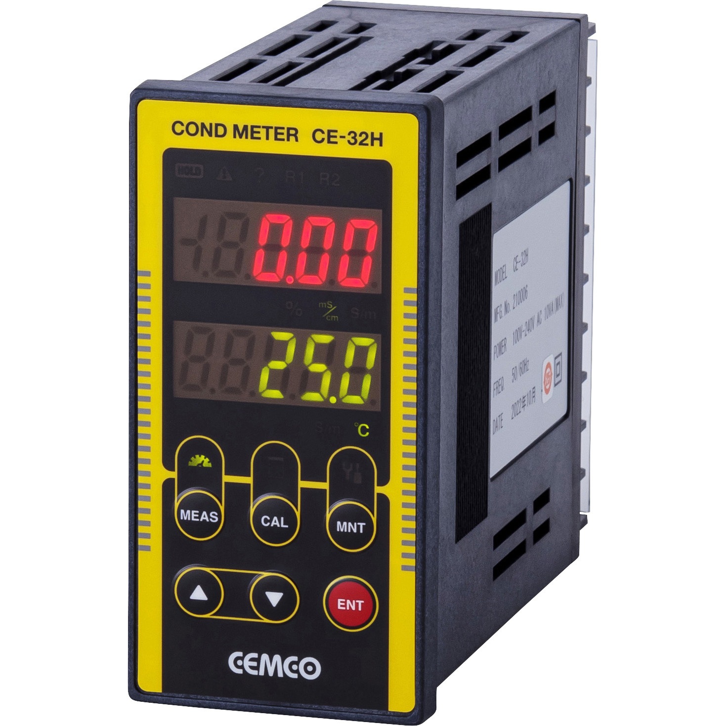 CE-32H パネル型 導電率指示調節計 1台 セムコーポレーション 【通販モノタロウ】