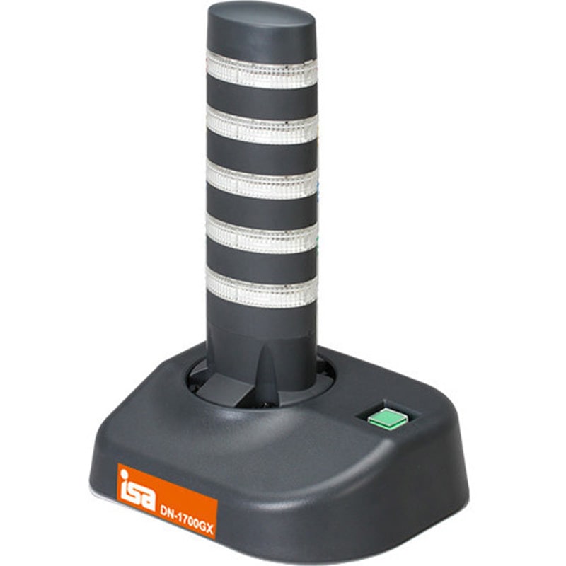 DN-1700GX-N5LSB 警子ちゃん7GX (5層LED灯・有線LAN対応モデル) 警子ちゃん ダークグレー色 寸法125×160×263mm  DN-1700GX-N5LSB