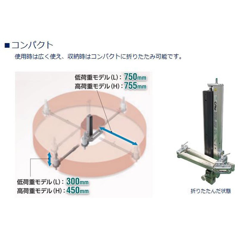 CAW-H-450-UD50 コンパクトアーム CAWシリーズ 高荷重モデル CKD CAW-H-450-UD50 コンパクトアーム CAWシリーズ 高荷重モデル CKD
