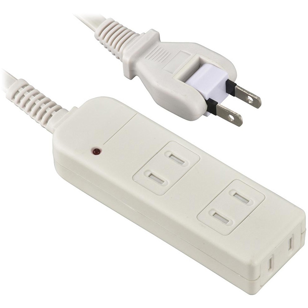 HS-TK32SFW-22 コード付タップ 延長コード 電源タップ 雷ガード 3個口