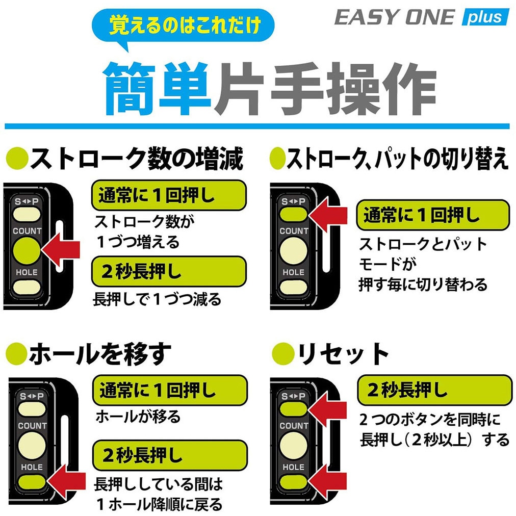 GV0906 デジタルスコアカウンター EASY ONE PLUS タバタ(Tabata