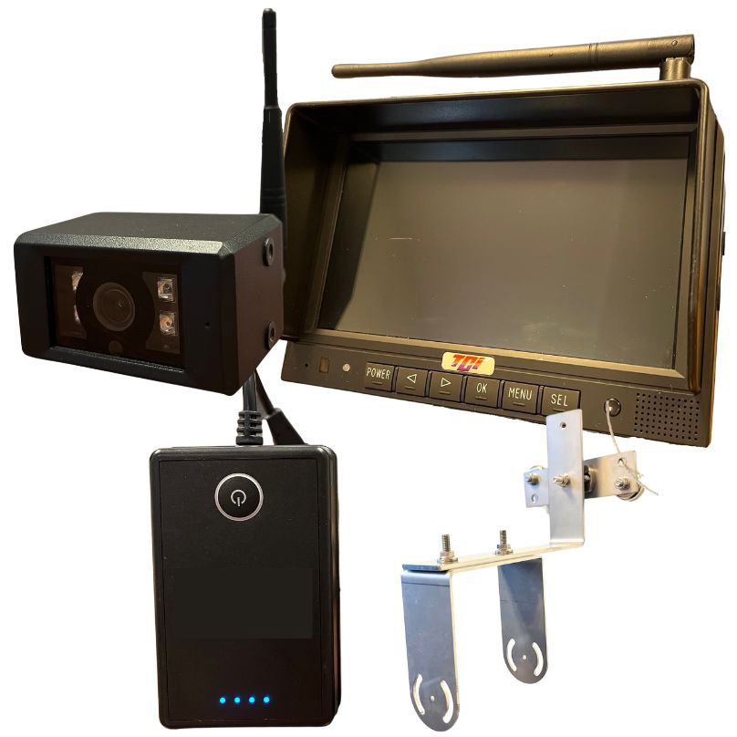 GMBC-1003S クレーン用2.4Gワイヤレスカメラ&マグネットバッテリー&7