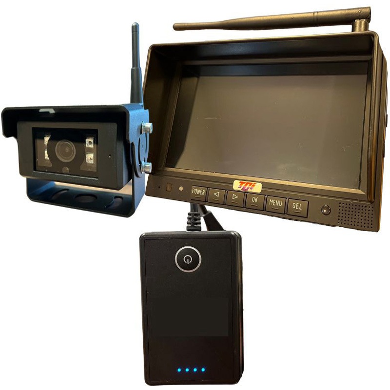 GMBC-1004S 2.4Gワイヤレスカメラ&マグネットバッテリー&7インチモニターセット 1セット TCI 【通販モノタロウ】