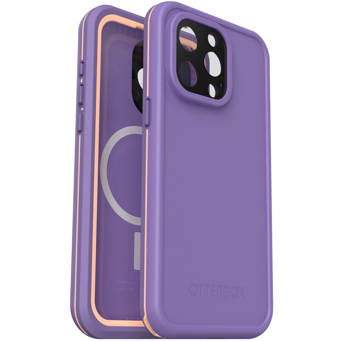77-93431 Fre MagSafe iP15ProMax - Plum OtterBOX 耐衝撃