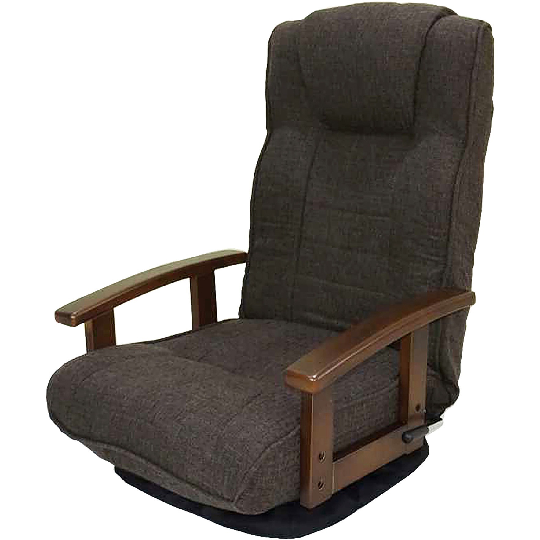 SS-596AX-DBR 回転座椅子アクシス ダークブラウン 平インテリア産業 幅570mm奥行670mm高さ750mm  SS-596AX-DBR