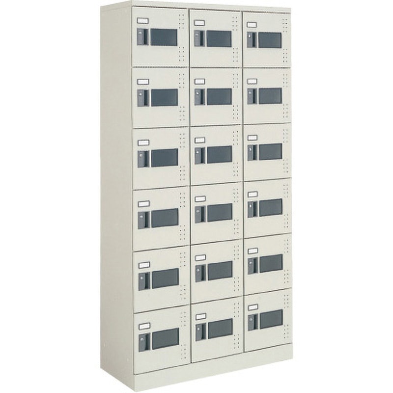 SLK-HTW18LF1 スクールロッカー ハイタイプ(配送・組立サービス付き) コクヨ 組立・設置・取付 窓付きスクールロッカーシリーズ ナチュラルグレー色  SLK-HTW18LF1