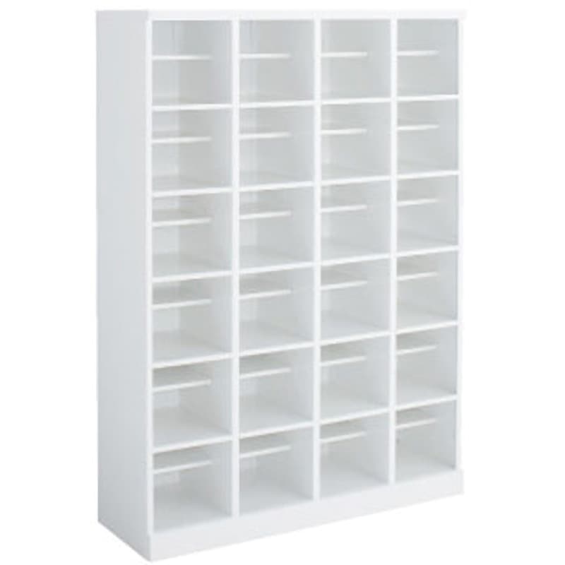 SBX-46TSAW シューズボックス SBXシリーズ(配送・組立サービス付き) コクヨ シリンダー錠 カードキャビネット 組立・設置・取付 4段 高さ1650mm幅1200mm奥行380mm  SBX-46TSAW