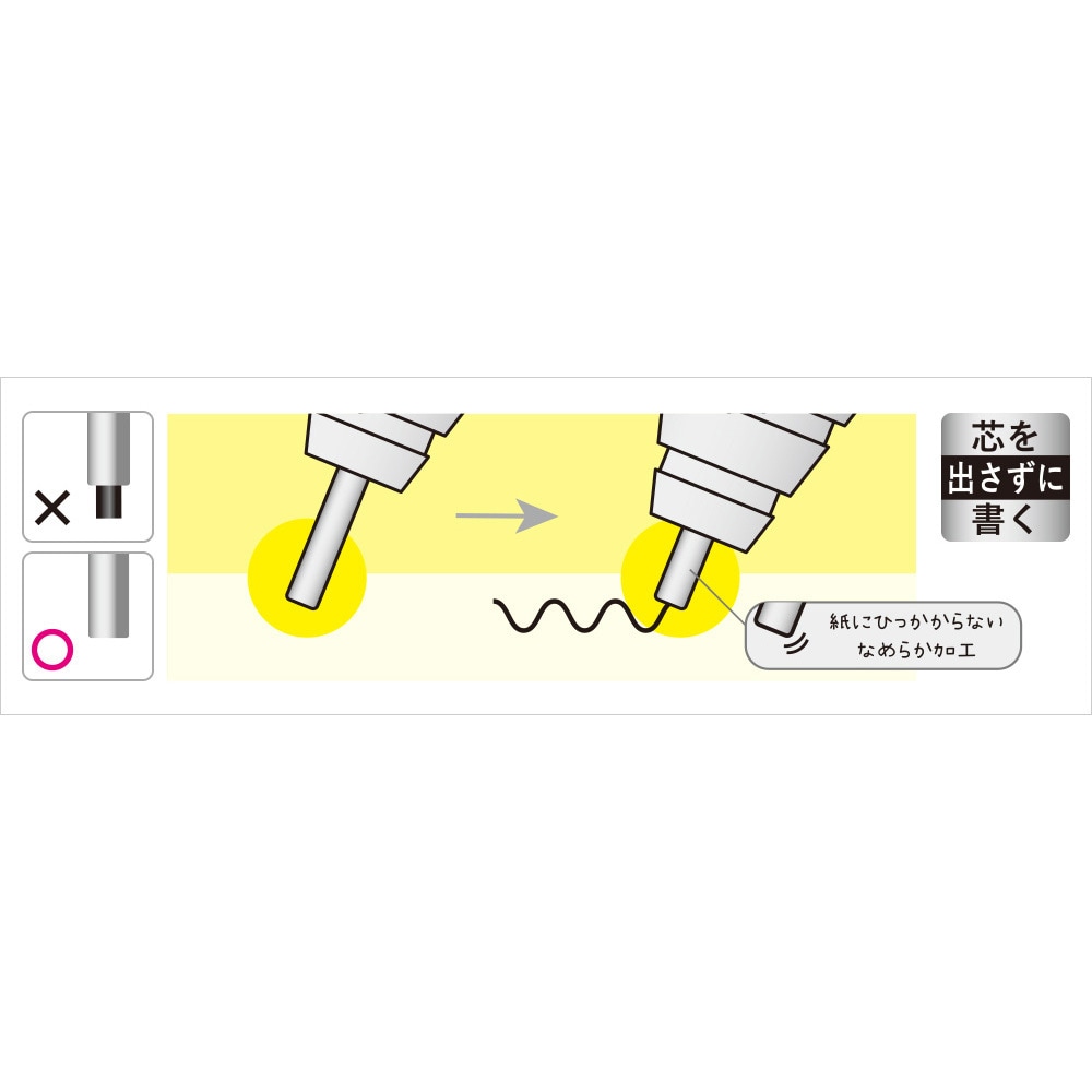 XPP505-GV オレンズ 0.5 ぺんてる ノック式 ベリーパープル