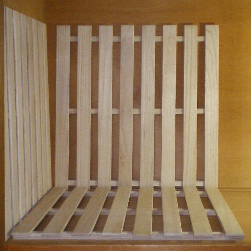 W7575 桐すのこ アイピーシー 寸法750×750×28mm 1個(2枚組) - 【通販