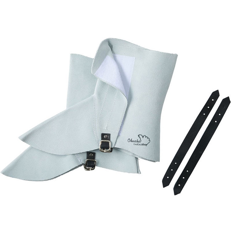 872-67A 脚絆(床革)マジックテープ付 ユニット 1足 872-67A