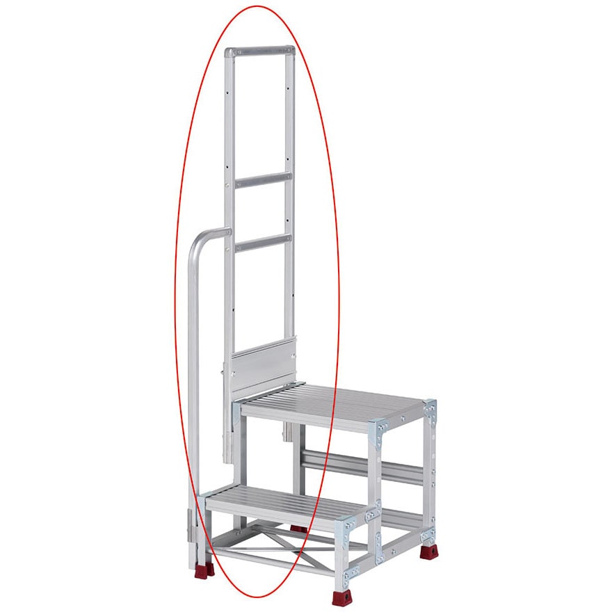 YPO-KT2 YPS・作業台用 片手すり YAMAZEN(山善) 2段用 YPO-KT2 - 【通販モノタロウ】