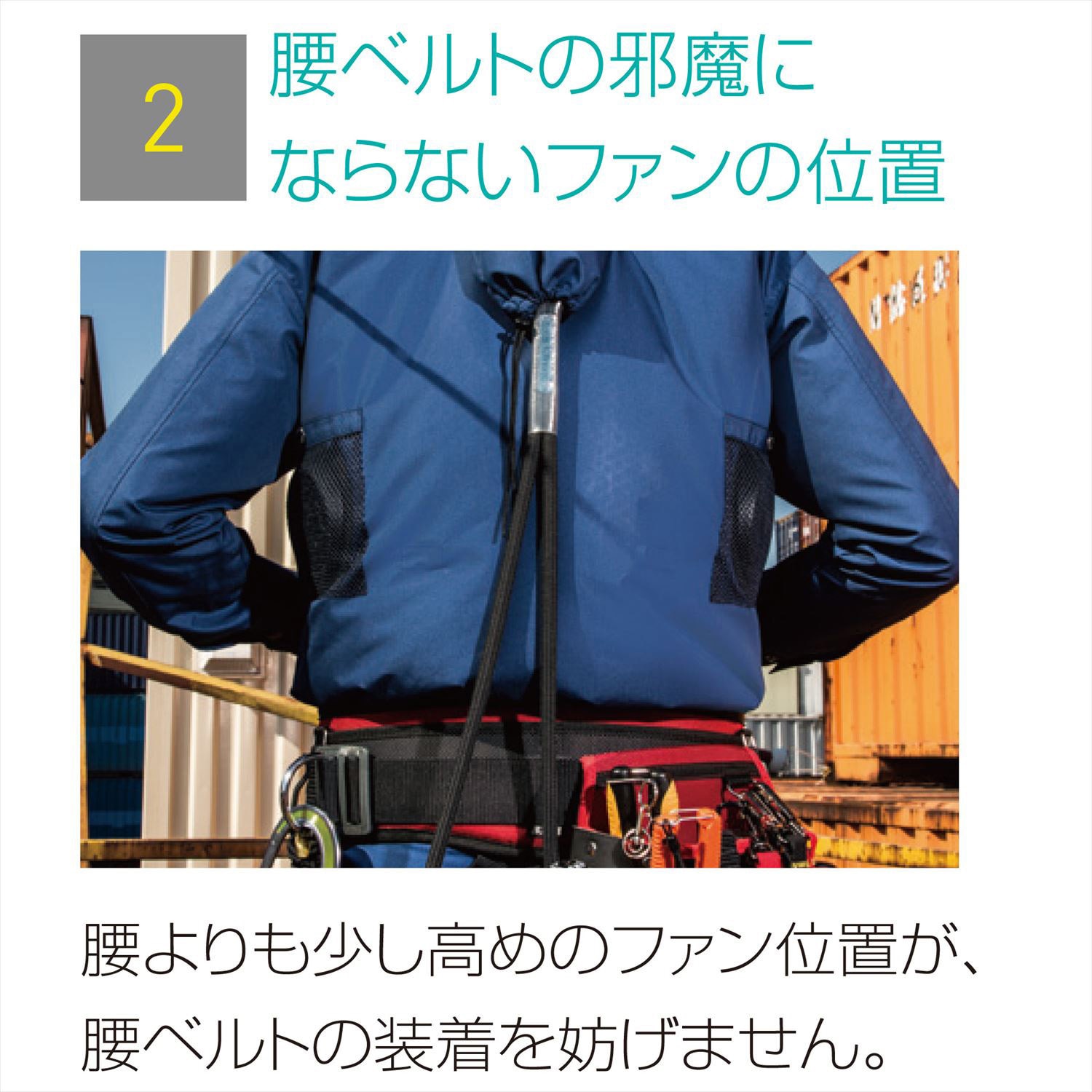 【新品・未開封品】空調服 KF90470G ネイビー 4L サンエス 空調風神服 実用新案取得 フルハーネス仕様 【フル