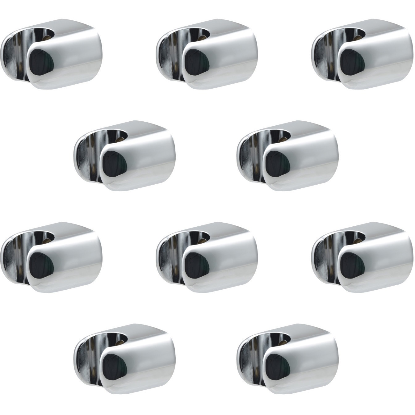 GA-FP019 ガオナ シャワーフック (ビス止め式 金属製) 1セット(10個) GAONA(ガオナ) 【通販モノタロウ】