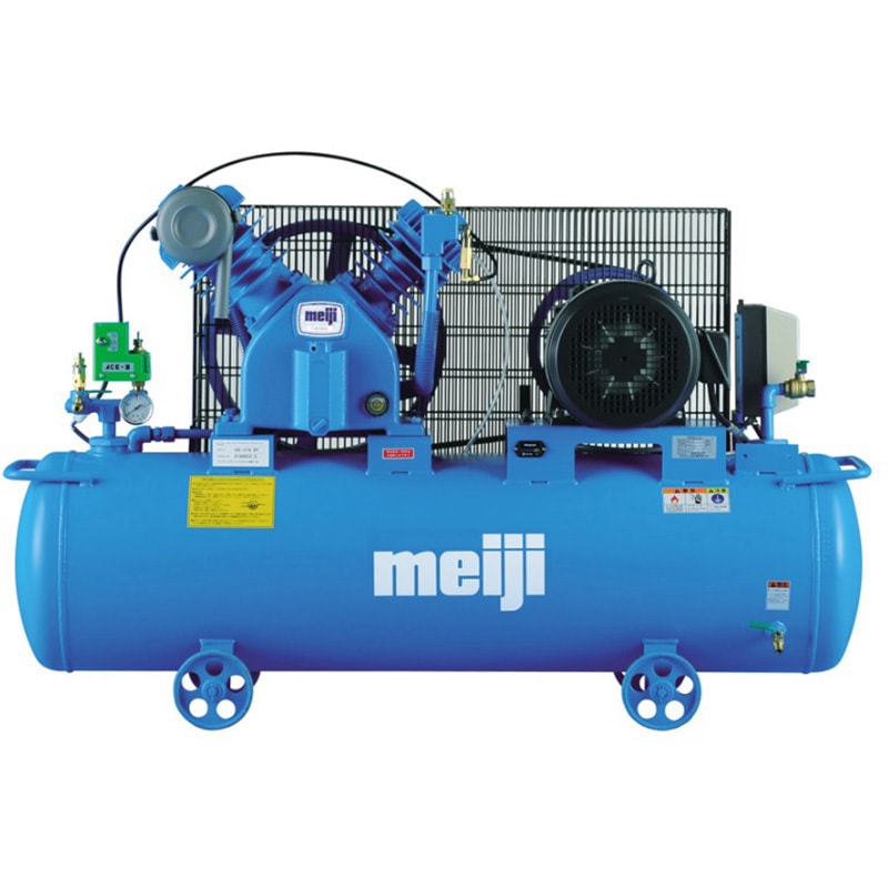 レシプロ式コンプレッサ(連続・断続運転切替式) 明治機械製作所 タンク