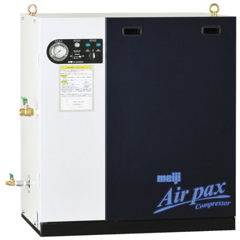 APK-22D 5P(IE3・50HZ) エアパックス(パッケージコンプレッサ ドライヤ無) 1台 明治機械製作所 【通販モノタロウ】