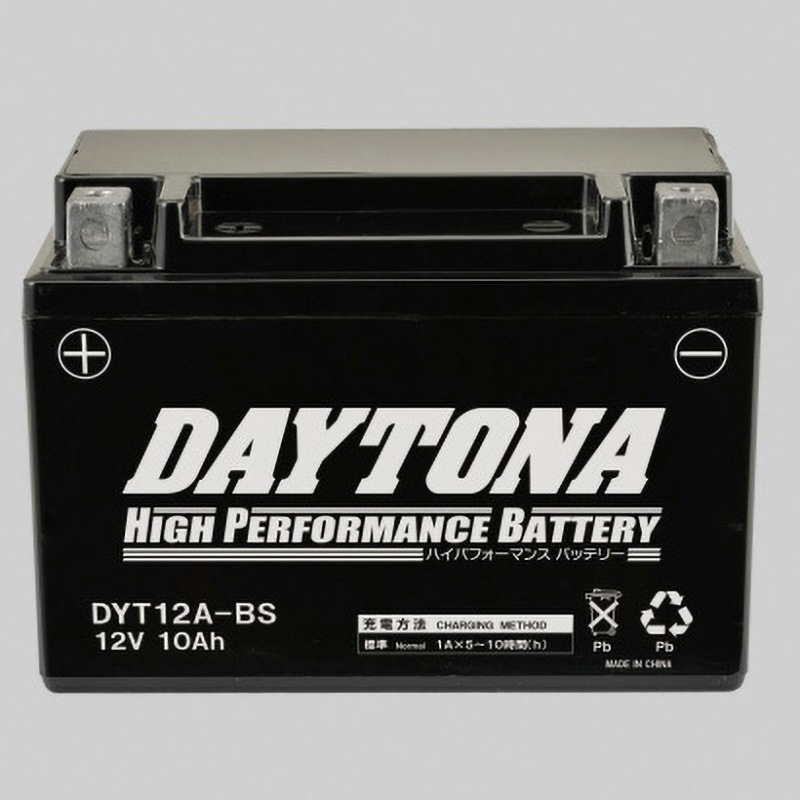 95388 ハイパフォーマンスバッテリーDYT12A-BS 1個 DAYTONA(デイトナ) 【通販モノタロウ】