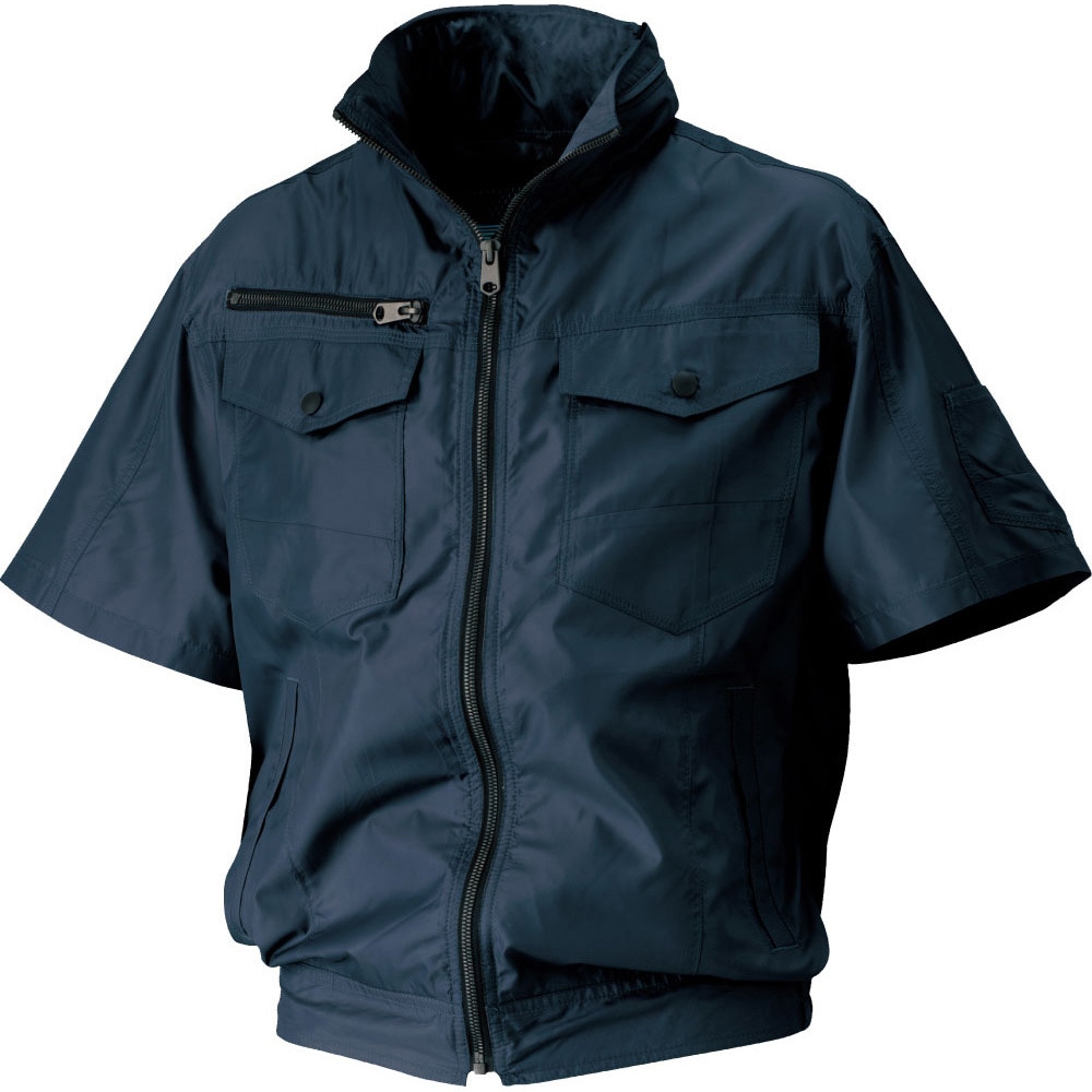 高品質得価空調ウェア セット S-AIR シンメン 半袖 フードインジャケット 超軽量 ポリ100% 05811 色:シルバーグレー サイズ:LL ジャンパー、ブルゾン