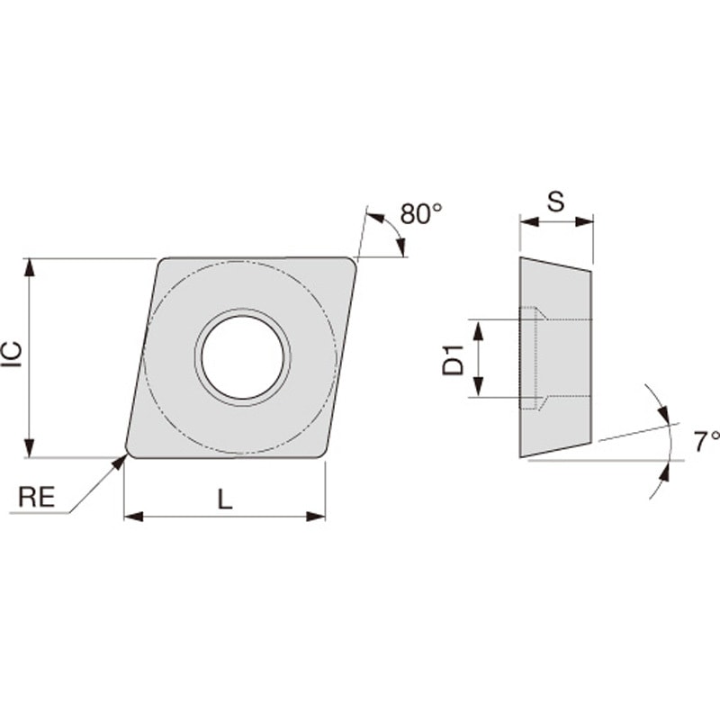 CCGT09T302F-01 SH7025 チップ CCGT-01 タンガロイ コーナーR0.2mm 1箱(10個) CCGT09T302F-01 SH7025