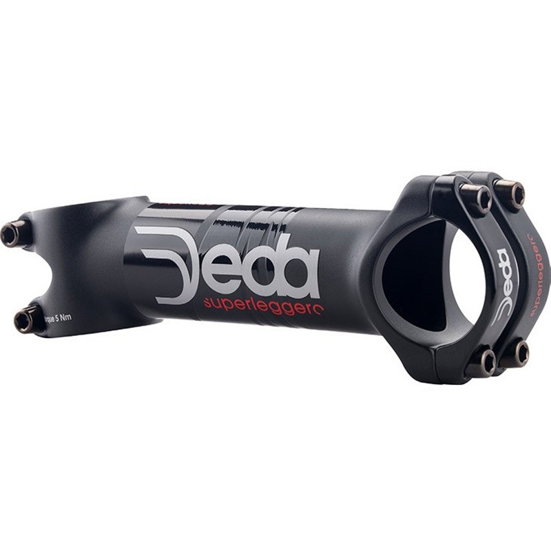 1003160005 スーパーレジェロ ステム (31.7)TEAM(BK)(2020) DEDA ELEMENTI ブラック色 アングル82° 全長120mm