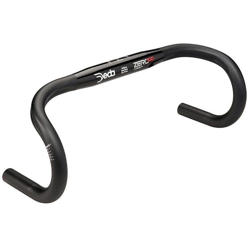 343710011 Zero 100 ドロップバー (31.7)(18～)ディープ DEDA ELEMENTI ブラック色