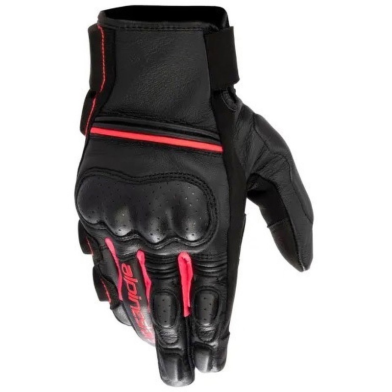 STELLA PHENOM LEATHER GLOVE Alpinestars(アルパインスターズ) 色BLACK DIVA PINK サイズL