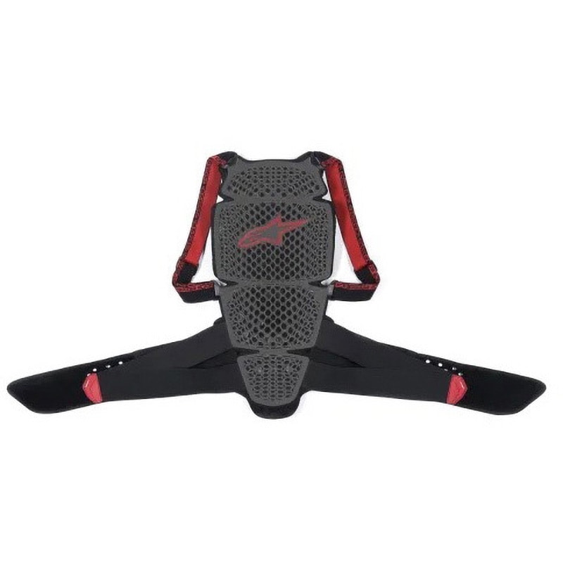 アルパインスターズ:NUCLEON KR-R CELL 009 TRANSPARENT SMOKE RED BLACK L 6505020 : Alpinestars Nucleon KR-R Cell Back Protector, XL
