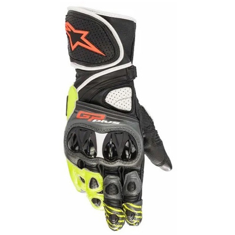 GP PLUS R v2 GLOVE Alpinestars(アルパインスターズ) 色MATAL GRAY BLACK YELLOW FLUO RED FLUO サイズXL