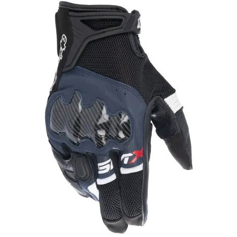 SMX-R GLOVE Alpinestars(アルパインスターズ) 色BLACK DARK BLUE WHITE サイズS