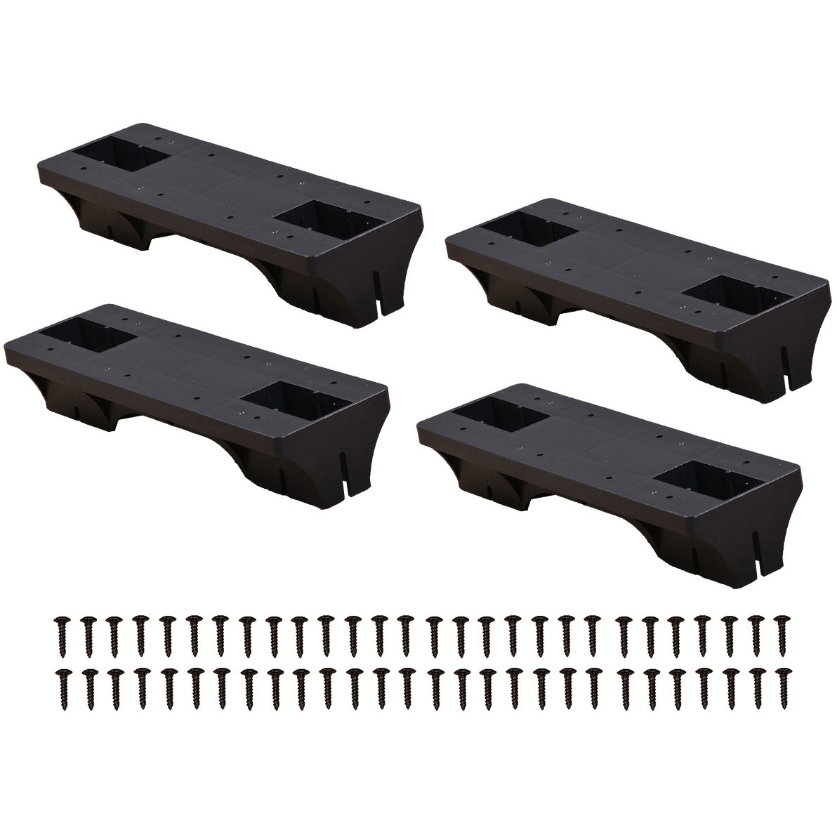 FRSH4BK ファブラック シェルフブリッジ 1ケース(4個) フクビ