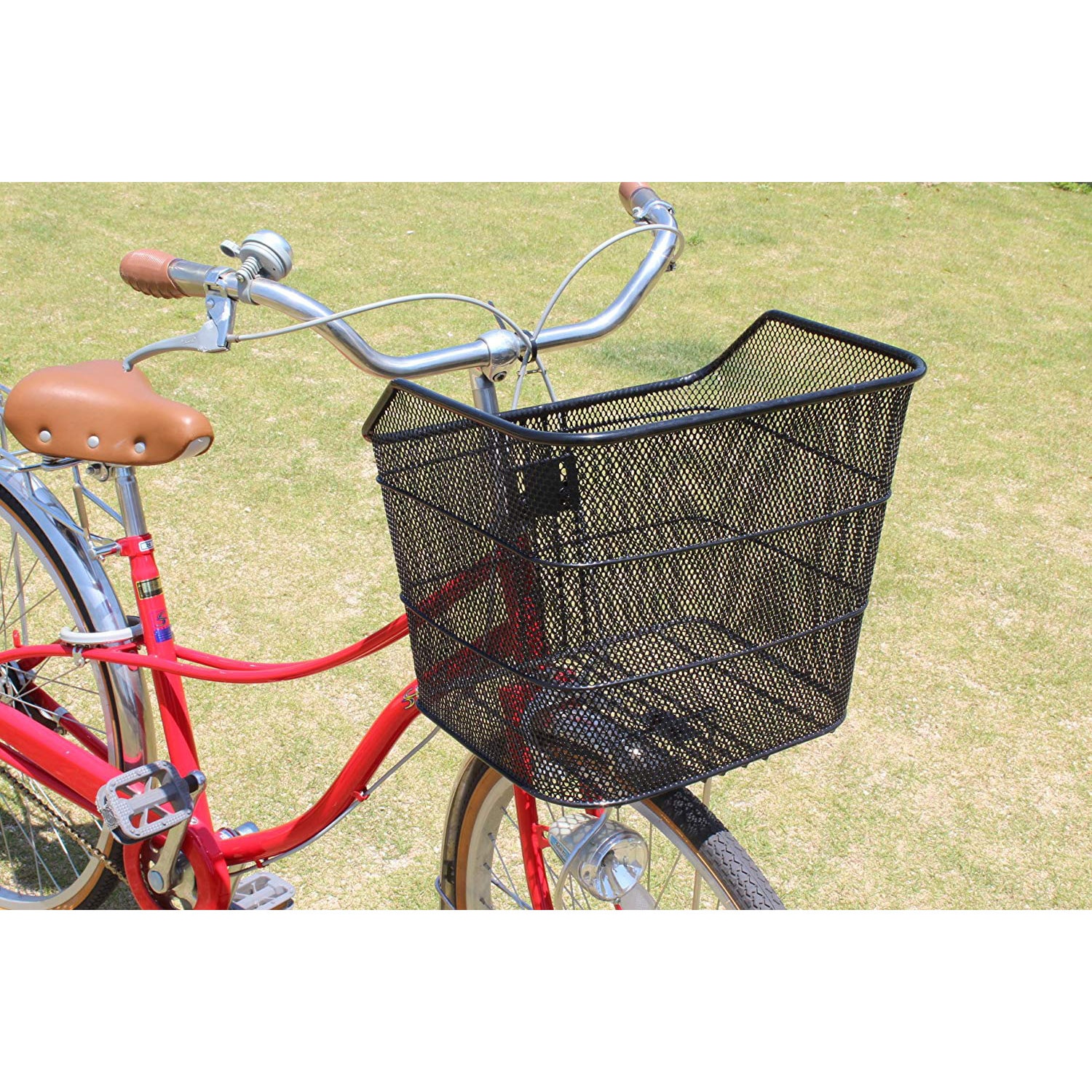 FB-XL300 自転車用大型前カゴ F.オッキーナ 取付金具付 センタン
