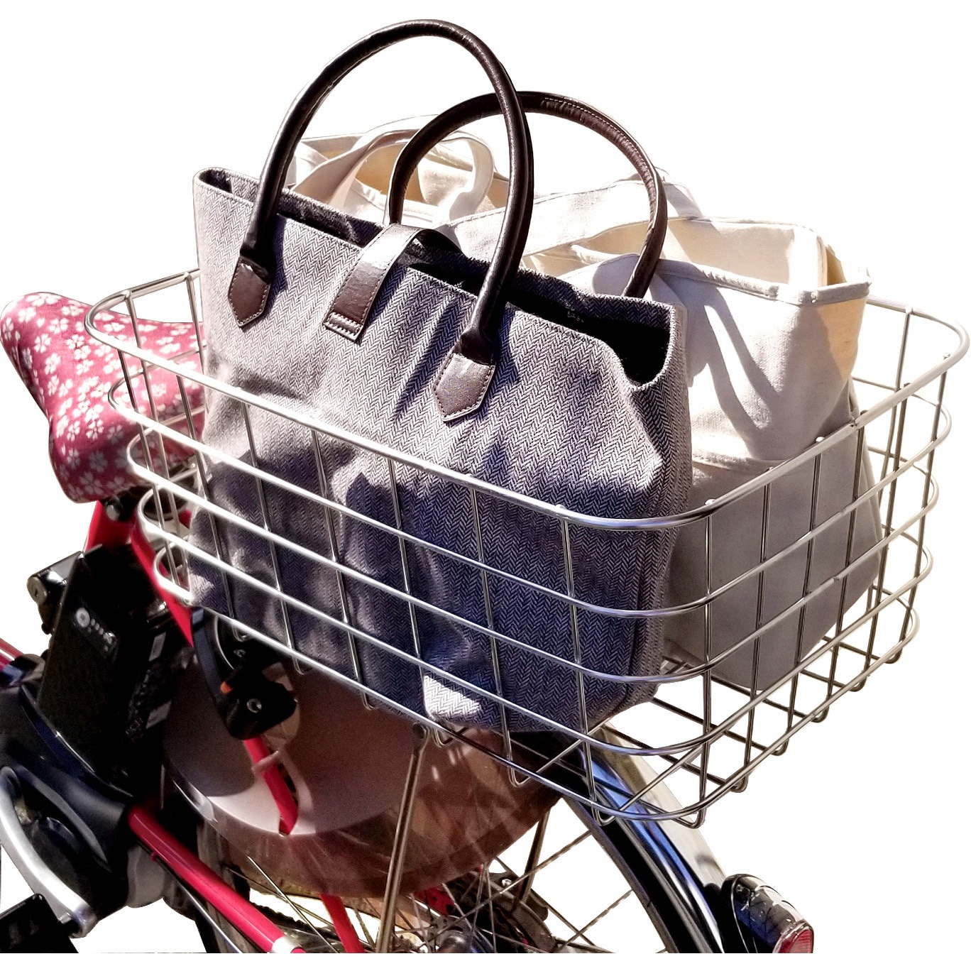 RB-4327 底でかーご ステンレス後ろカゴ RB-4327 取付金具付 1個