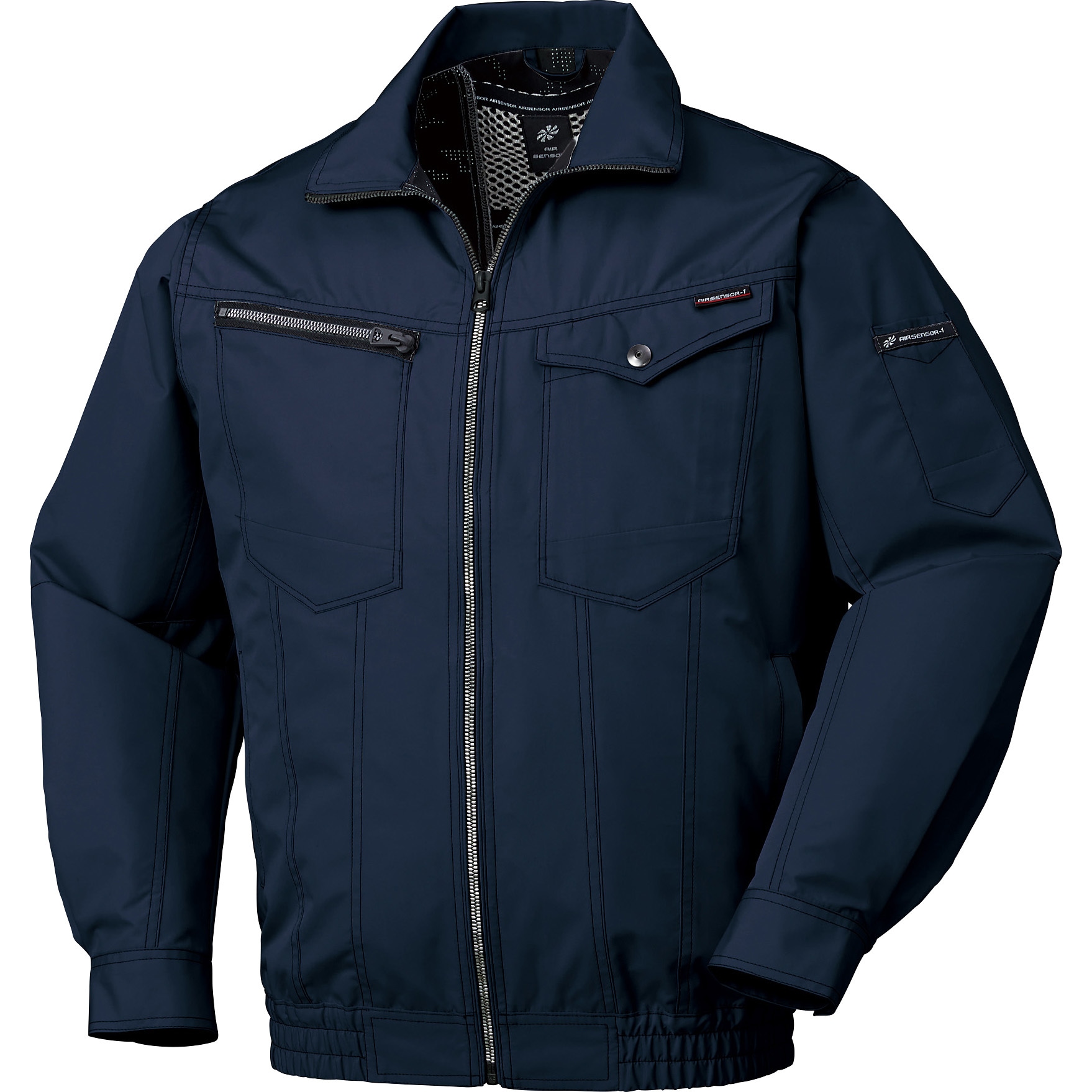 ありがとうございます 258661 AIRSENSOR-1 長袖ジャンパー 258661 (服のみ) クロダルマ