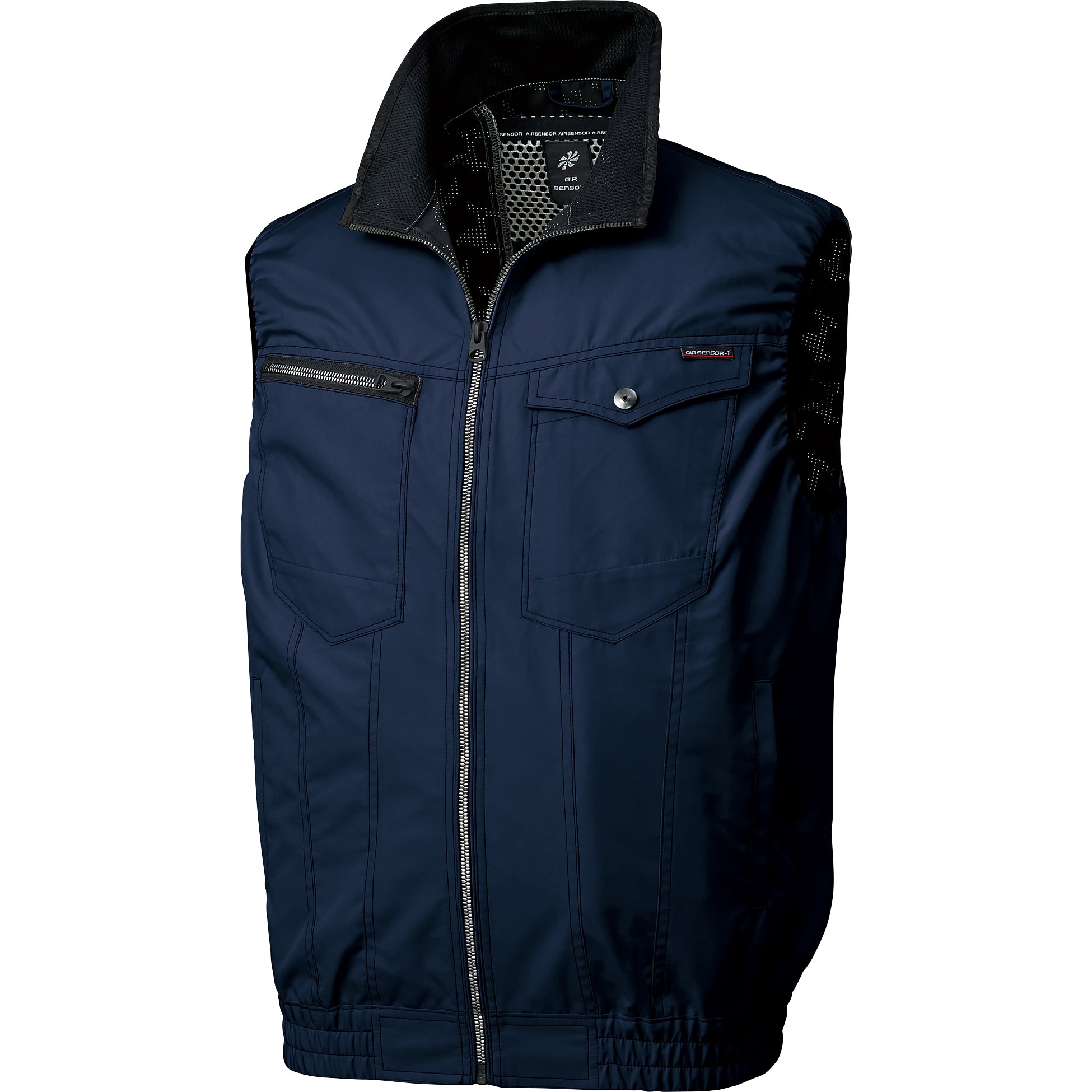 26866 AIRSENSOR-1 ベスト 26866 (服のみ) クロダルマ 左胸ペン